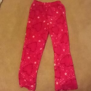 Pink star pajama pants